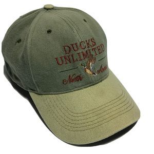 Ducks Unlimited North America Mens Hat Snapback Adjustable Green Hunting